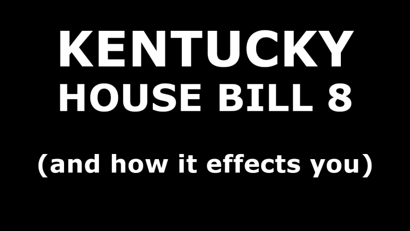 Kentucky House Bill 8 Passes